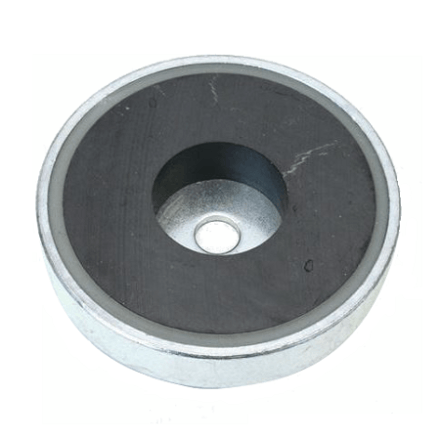 Pottemagnet â ferrit - cylinderboring