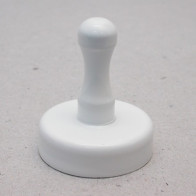 Tavlemagnet m/greb – hvidlakeret metal