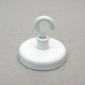 Magnetkroge i stÃ¥l â hvidlakeret