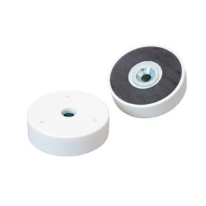 Pottemagnet â ferrit â hvidt kunststof â nedsÃ¦nket hul