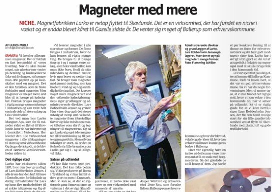 Ballerup Bladet - Larko Magneter